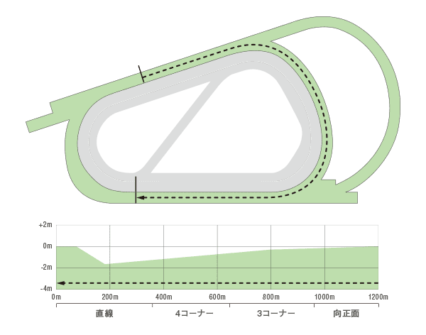 阪神芝1200m